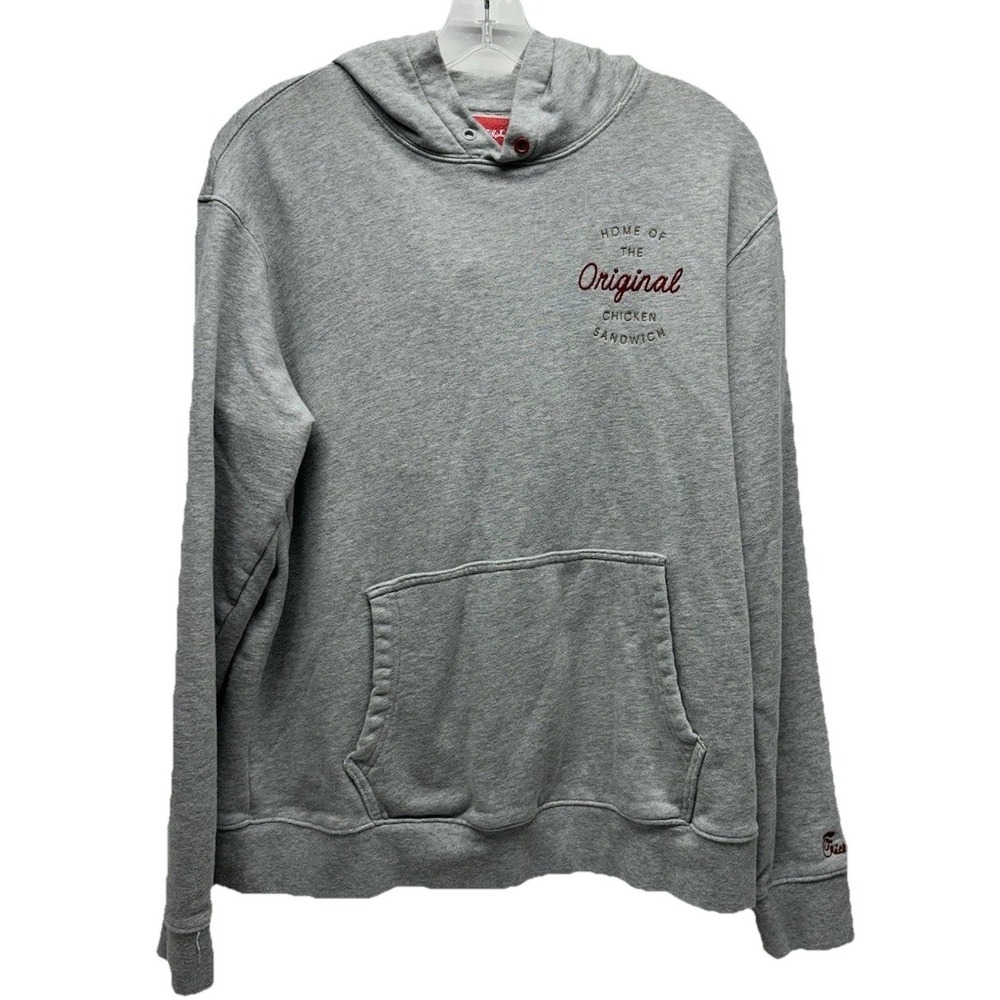 Chick-Fiil-A Home of the Original Chicken Sandwich Grey Medium Hoodie (G5)